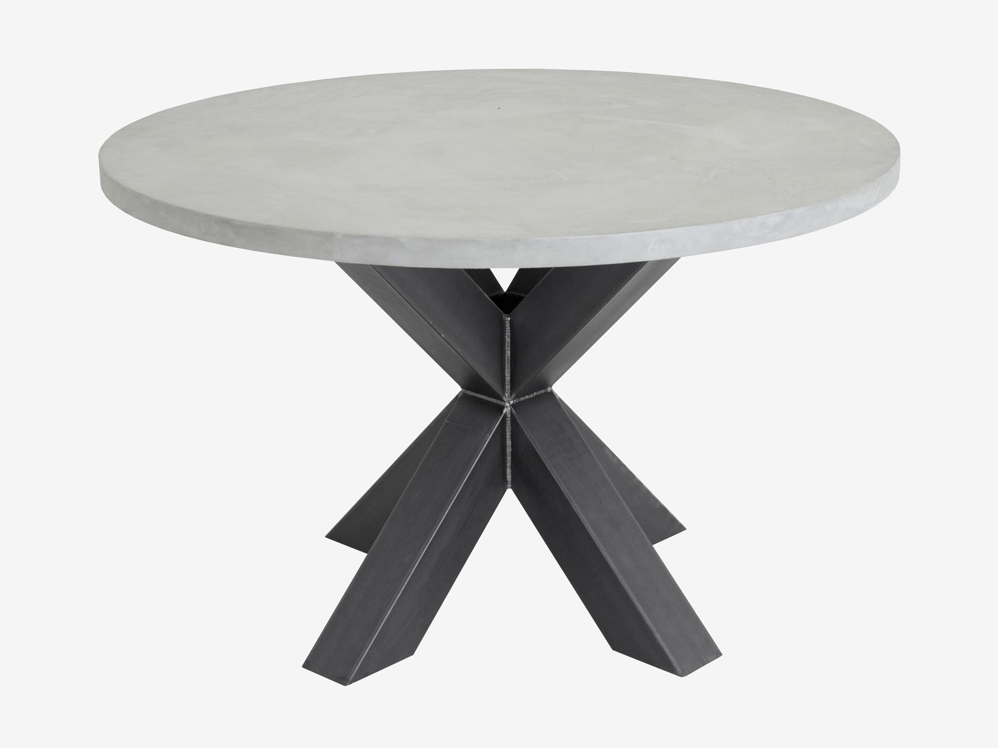 Runder Esstisch Beton Look Ozzy Bauholzmoebeldesign De